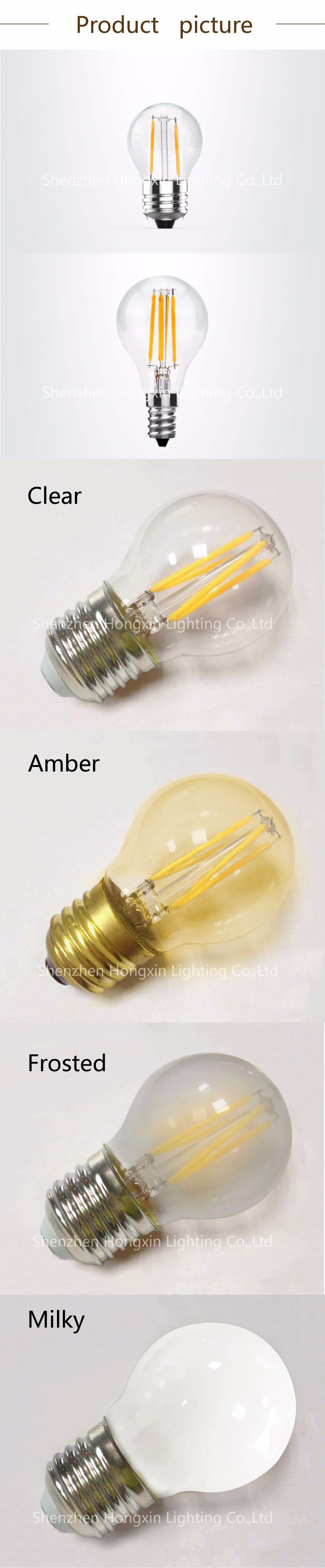 4W 400 Lumen G45 Filament LED GLS Energy Saving Lamp