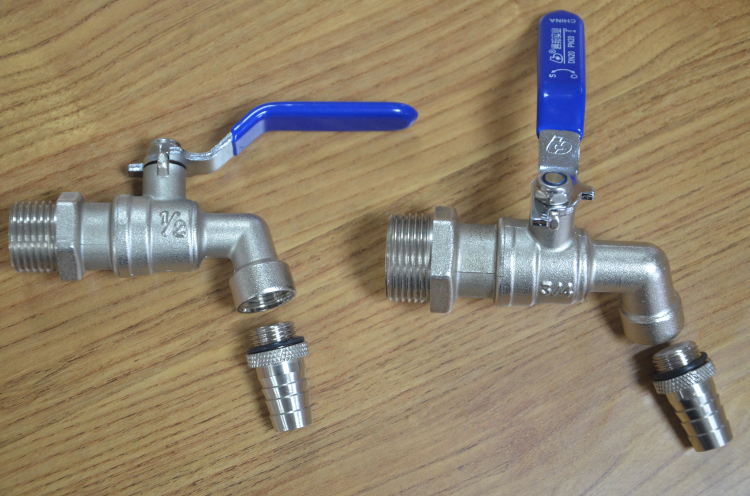 PVC Brass Bibcock Valve with Female Thread 1/2