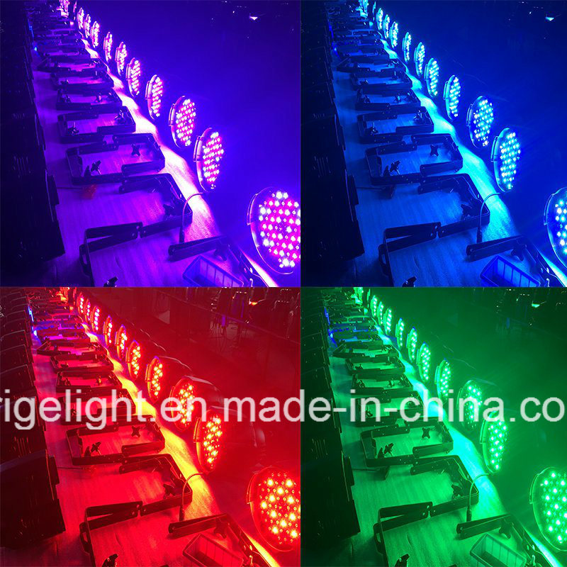 54PCS 3W RGBW Disco Stage Light LED PAR Can Light