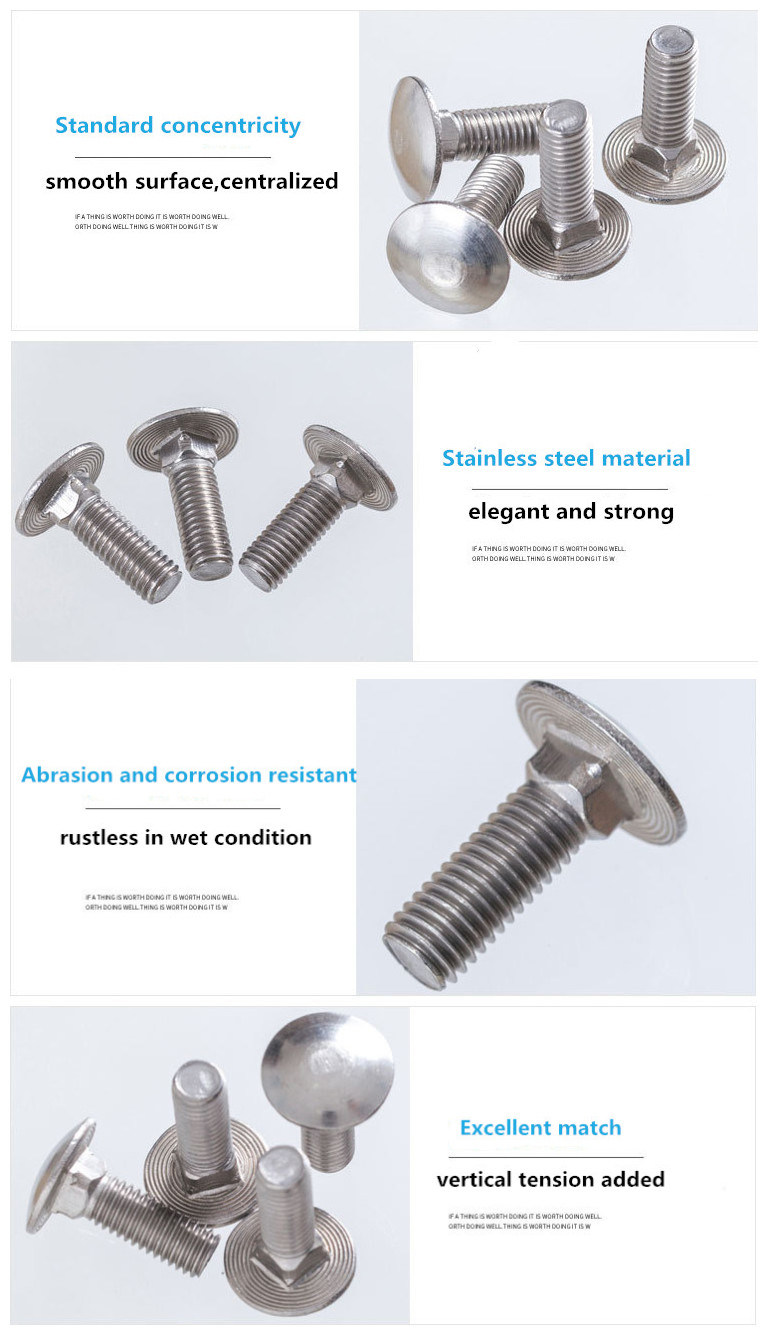 Round Head Square Neck Carriage Bolt