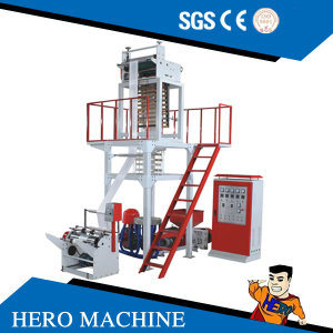 High Speed ABA 3 2 Layer Mini HDPE LDPE PE Blown Film Extruder Agriculture Polyethylene Plastic Film Blowing Machine