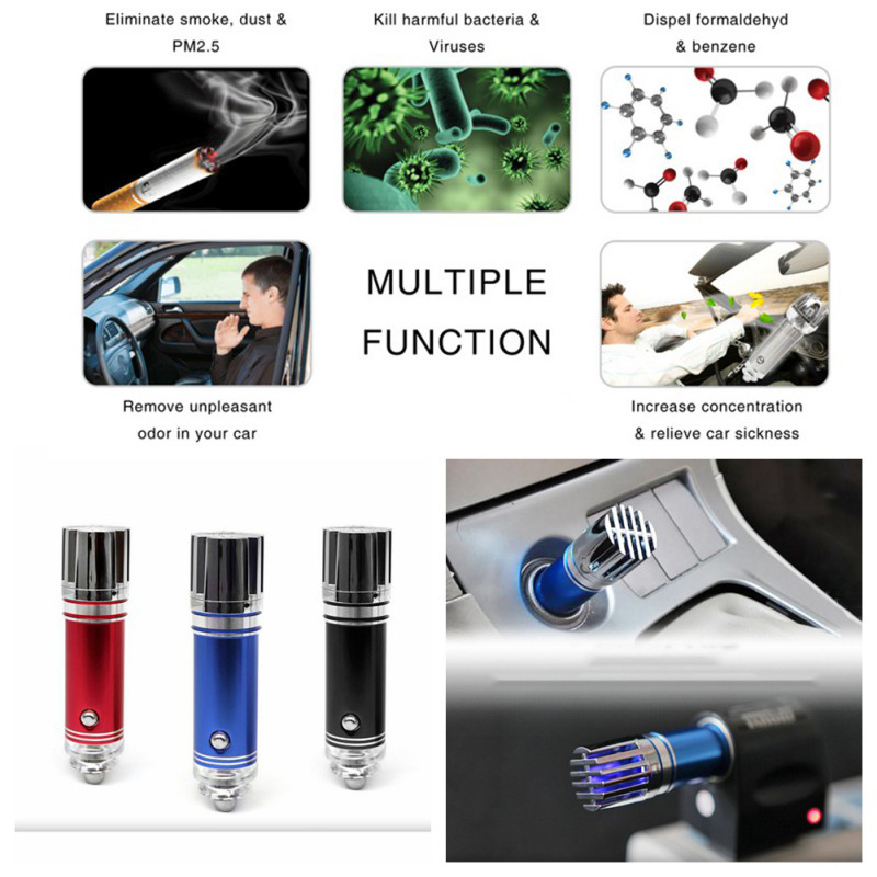 Oxygen Bar Lonizer Car Interior Decoration Car Air Purifier