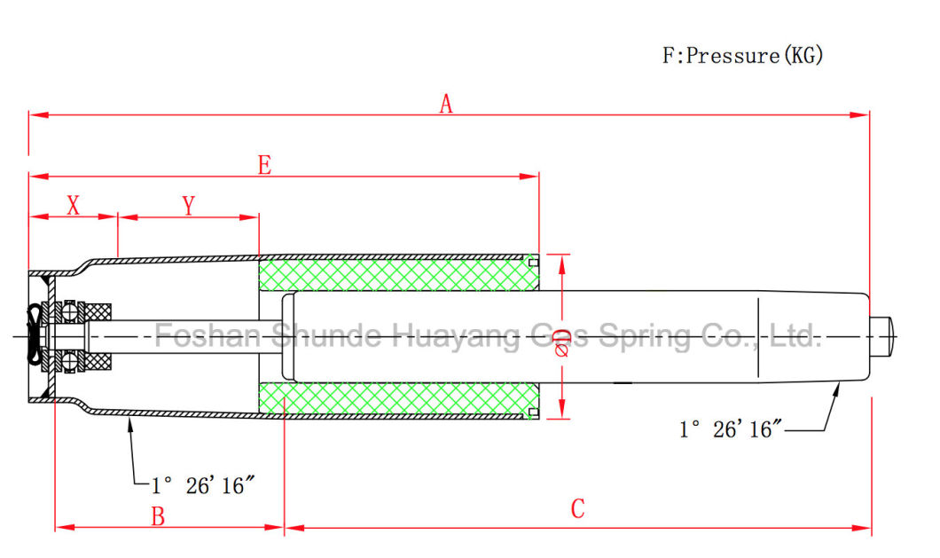 100mm Hydraulic Gas Lift Cylinder for Office Chair