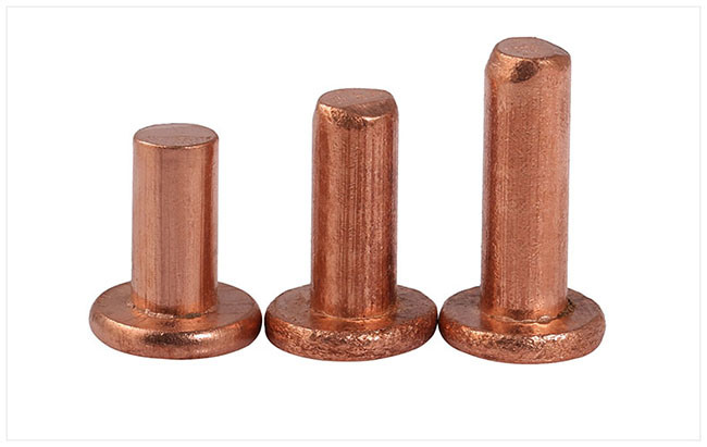 Flat Head Copper Solid Tinment Rivet