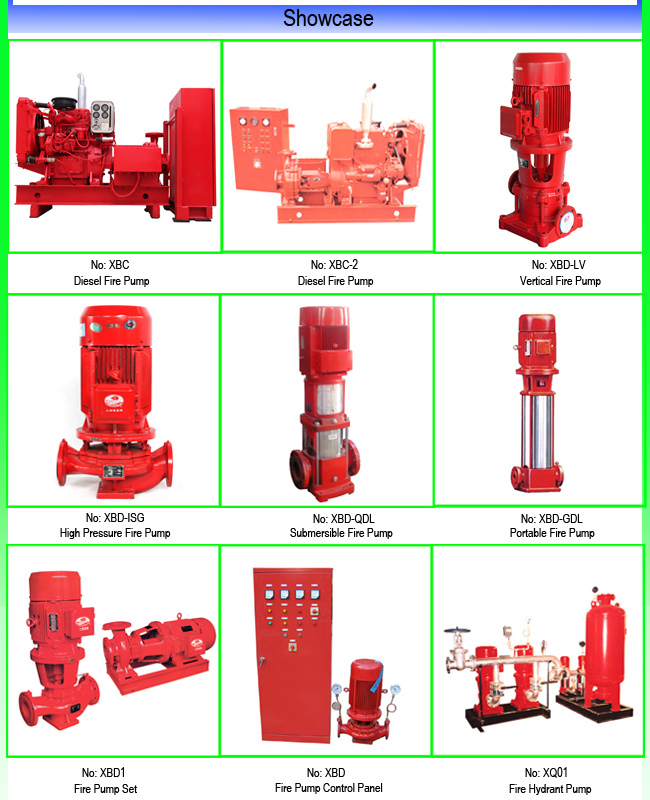 UL Listed Fire Pump with Vertical Single-Stage