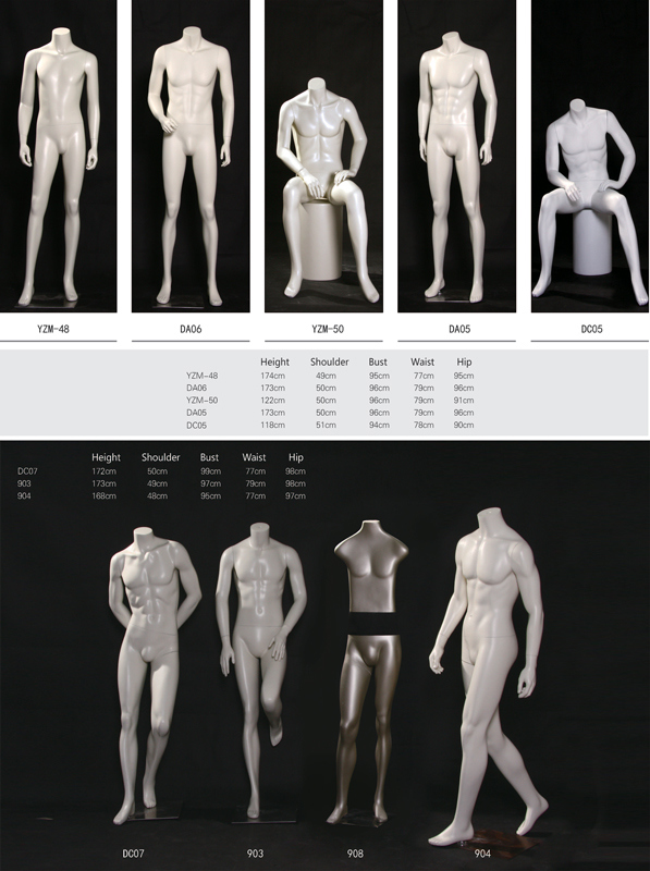 Strong Body Sport Male Mannequin for Shop Display
