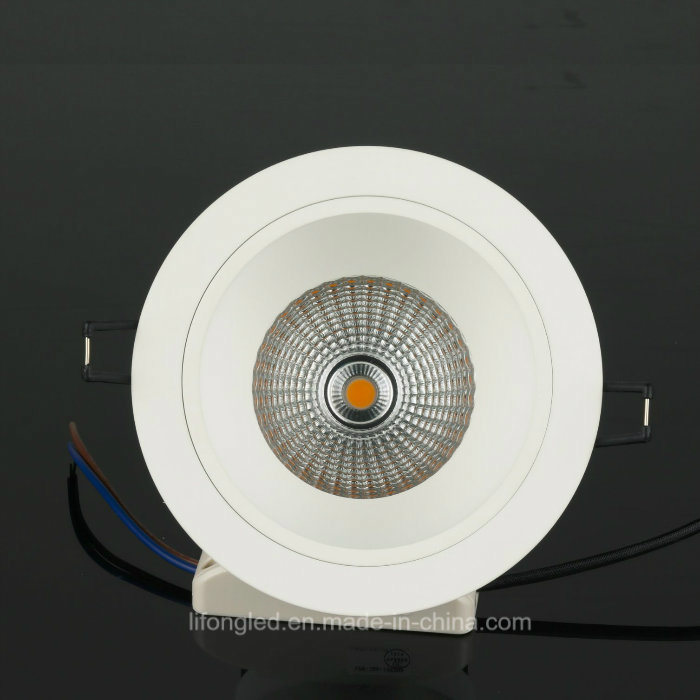 7W COB White Aluminum Dimmable Warm White LED Downlight