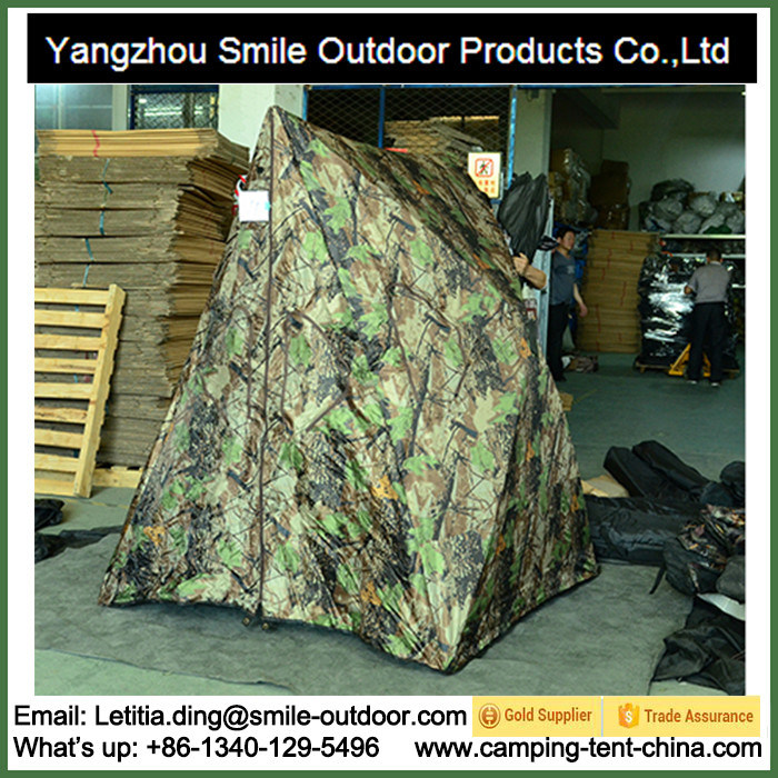 One Touch Free Automatic Opening Camouflage Hunting Tent