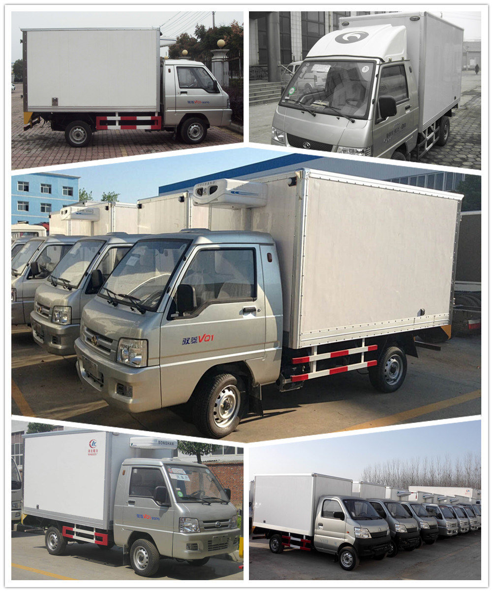 1t Forland Refrigerator Van Truck for Meat Fish Delivery for Sale