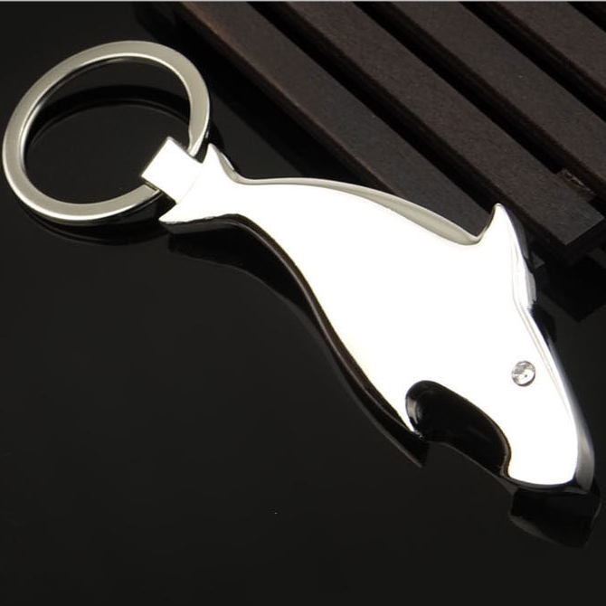 Fish Bottle Opener with Keychain (BO-024)