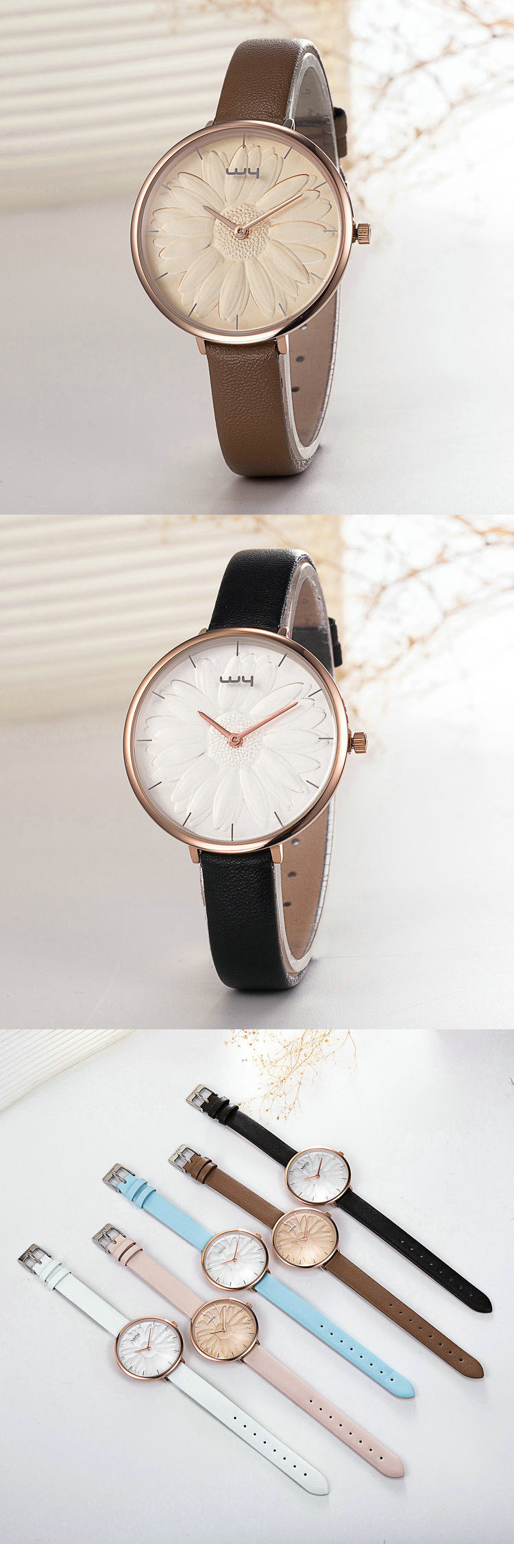 Japan Movemnent OEM ODM Gift Woman Fashion Watch (Wy-110A)