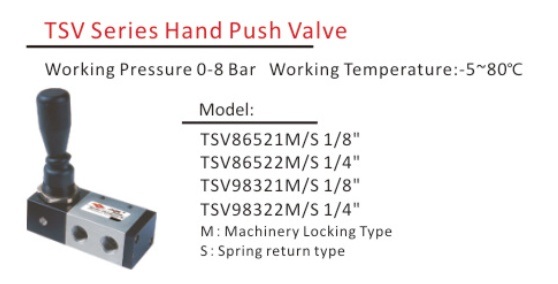 Tsv Series Hand Pull Solenoid Valve