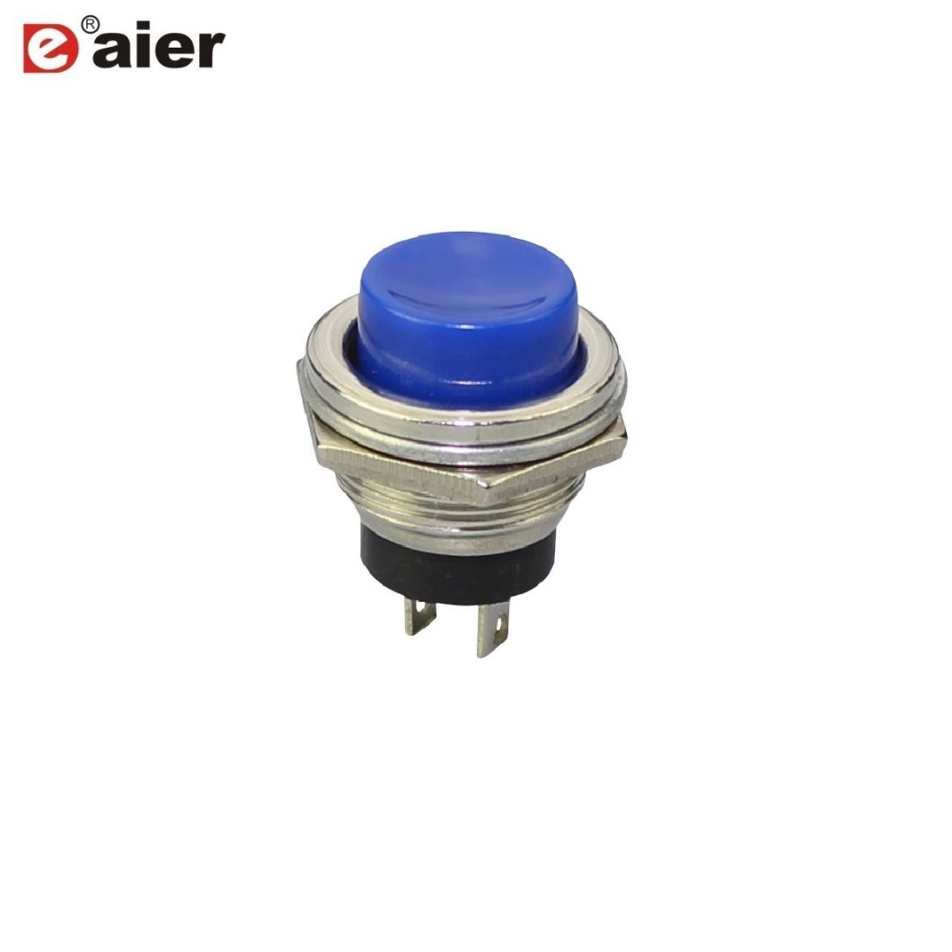 3A off- (ON) Horn 2 Pin 16mm Push Button Switch