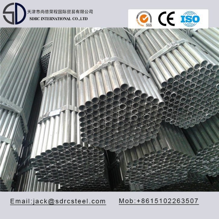 Thin Wall Galvanized Round Steel Tube for Fitness Equipment