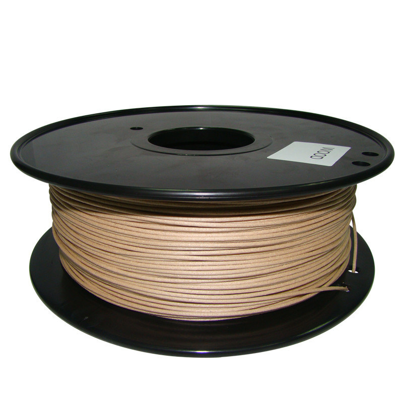 1.75mm Wood-PLA 3D Printer Filament -100% Virgin Raw Material Accuracy 0.05mm - 1kg Spool (2.2lbs), Wood