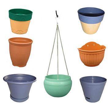 Plastic Injection Outdoor Flower Plants Pot Mold with Pallet