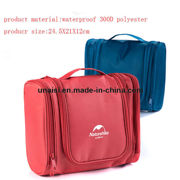 Waterproof Toiletry Cosmetic Makeup Bag with Hook for Travel Trip