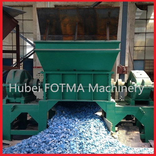 Double Shaft Waste Rubber/Used Tyre Crusher