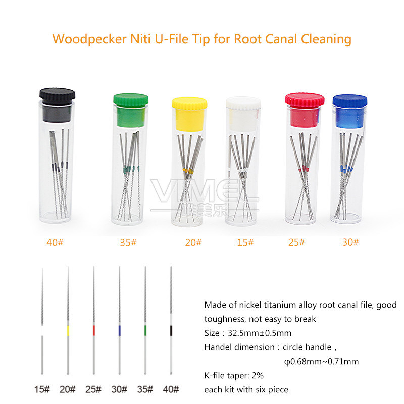 Dental Niti Endo Endodontic U-File for Root Canal Cleaning Files