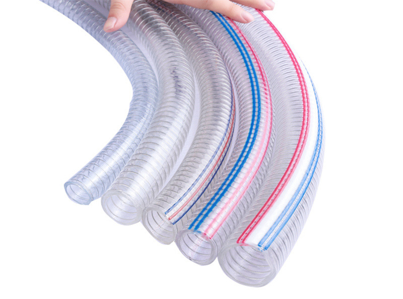 PVC High Pressure Reinforced Flexible Hose with Stainless Steel Wire