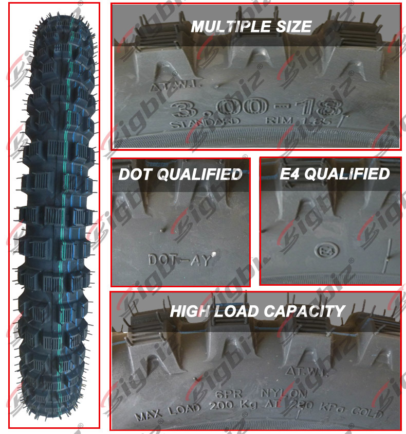 Qingdao Professional Manufacturer Tyre (3.00-17)