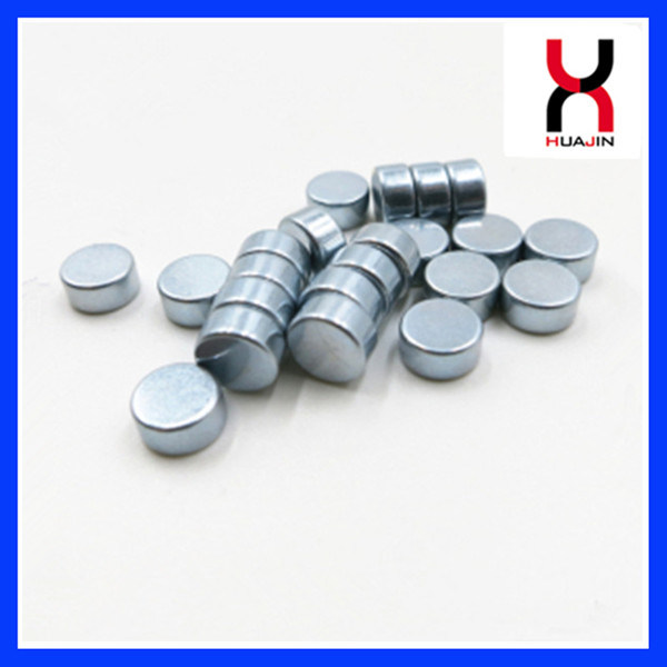 Strong Zinc Coating Disc Neodymium Magnet (N35, N38, N42, N45)