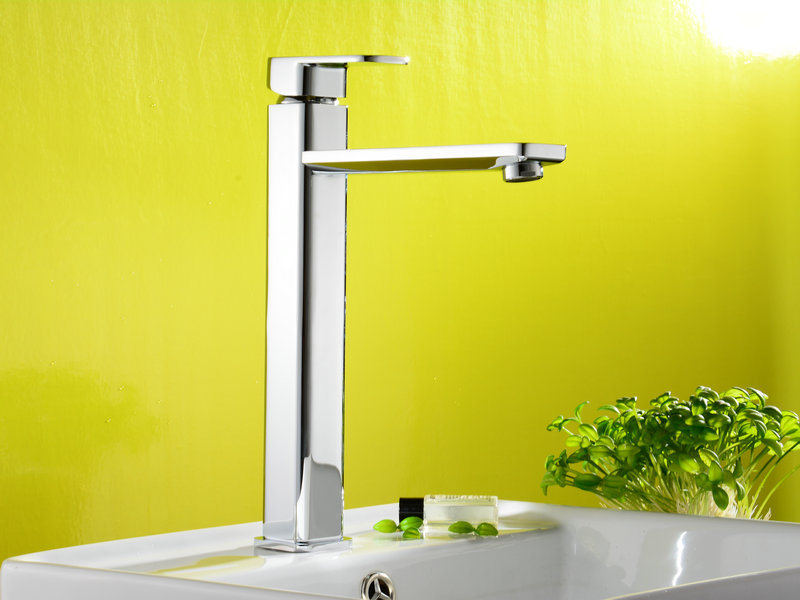 Sanitary Bathroom Single Handle Basin Faucet