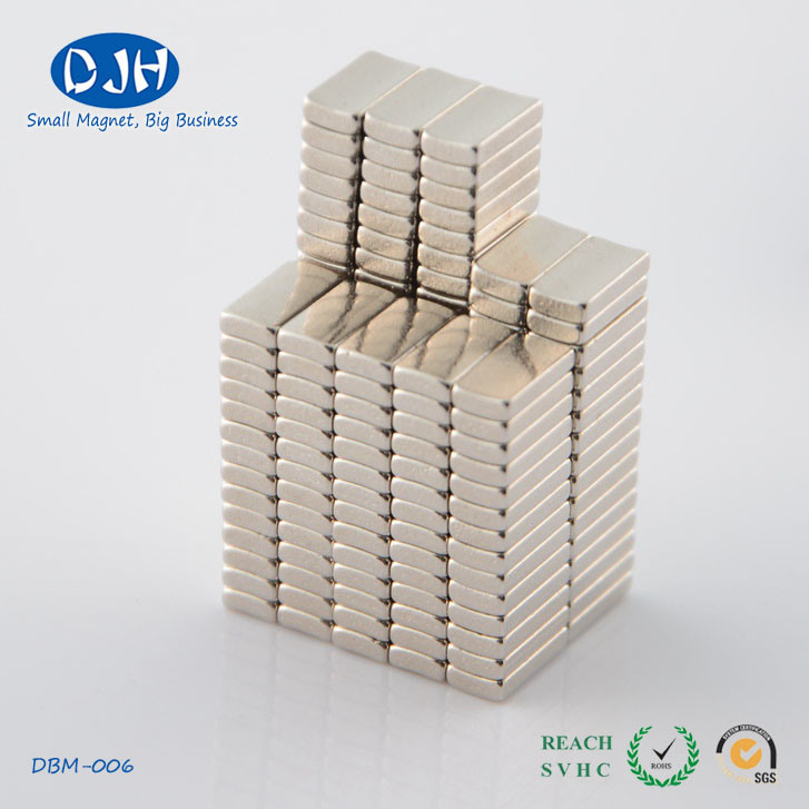 10 * 5 * 2 mm Standard N35 Grade Neodymium Block Magnet