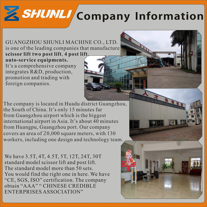 Shunli Factory Sell 4500kg Lifting System