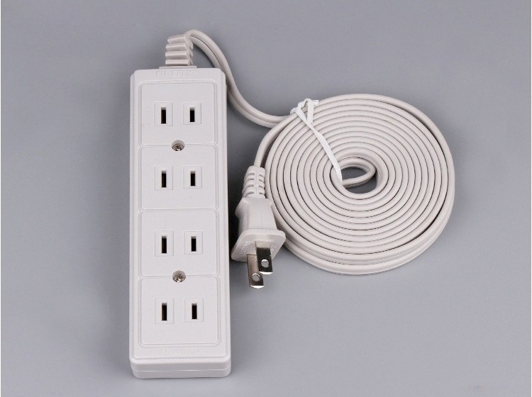 220V Universal Multi Socket Electrical Power Extension Cord