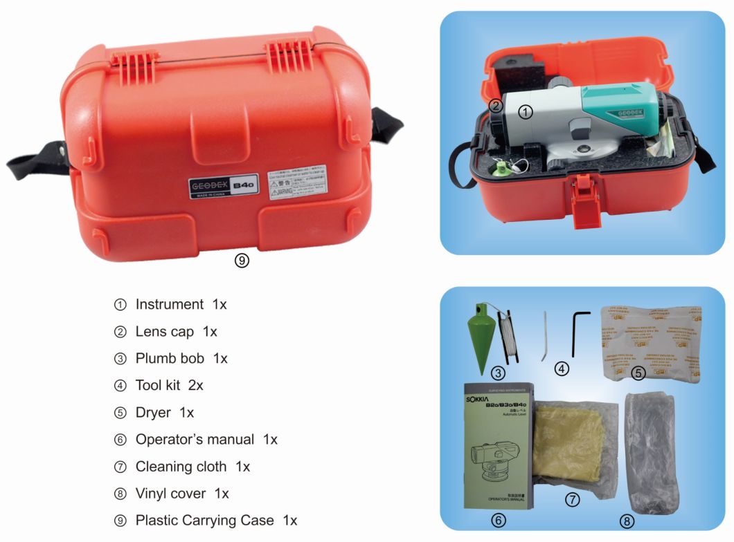 Sokkia Auto Level 28X B30 Optical Level Topographic Surveying Equipment