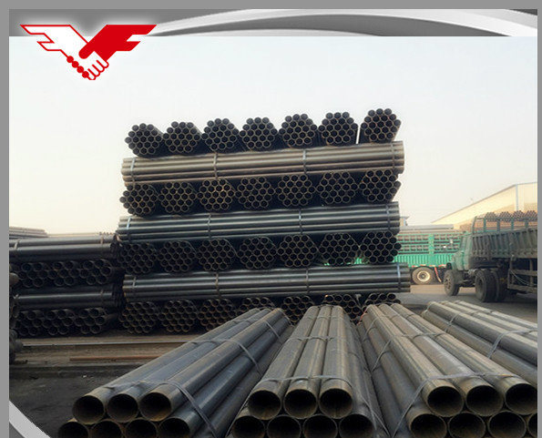 ASTM A53 Gr. B Hot Rolled Black ERW Steel Pipes Made in China