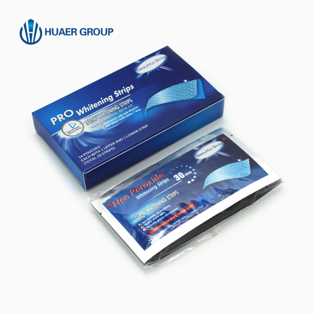 FDA Approved Teeth Whitening Type Dissolving Teeth Whitening Strips