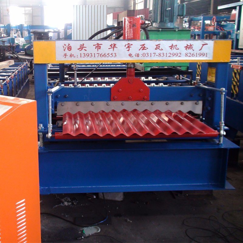 Cold Steel Corrugated Roofing Tile Forming Machine