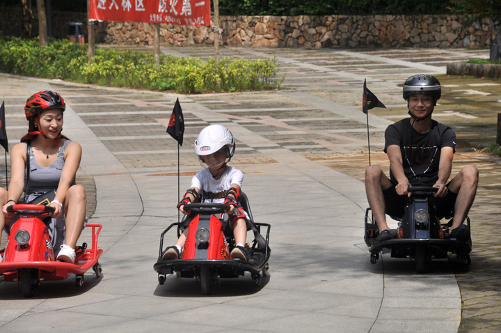 Kids and Adults Crazy Electric Cart with Three Wheel