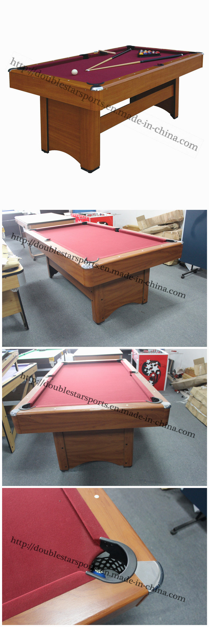 Hot Sale Sports 6FT Billiard Pool Table Zlb-P05 promotion