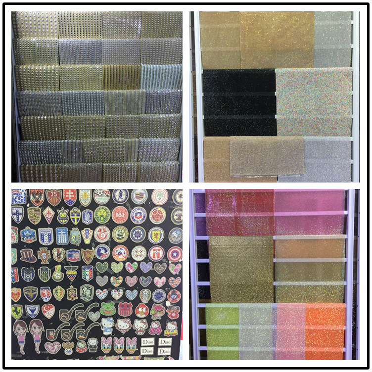 24*40cm Peacock Gold Rhinestone Mesh Sheet Hotfix Rhinstone Mesh Trimming Crystal Mesh Sheet