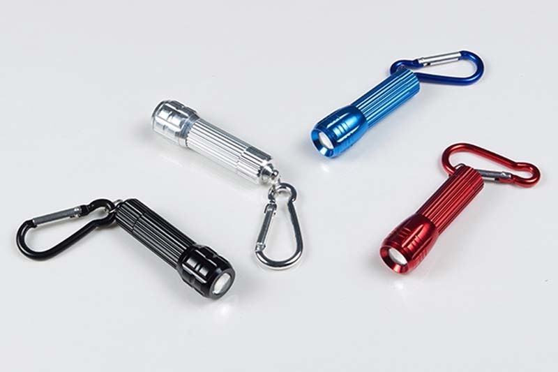 Promotional Flexible Aluminum Keychain LED Mini Flashlight