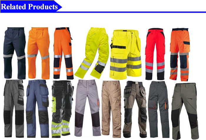 Hi Vis Trousers Fluorescence Yellow Safety Pants