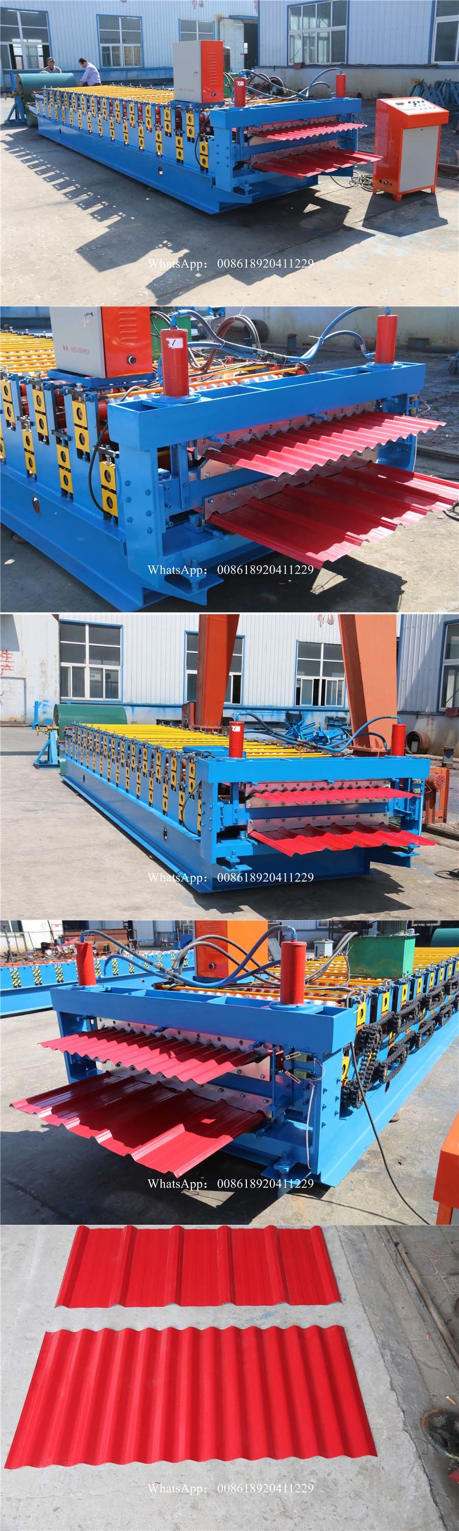 Roof and Wall Panel Double Layer Roll Forming Machine