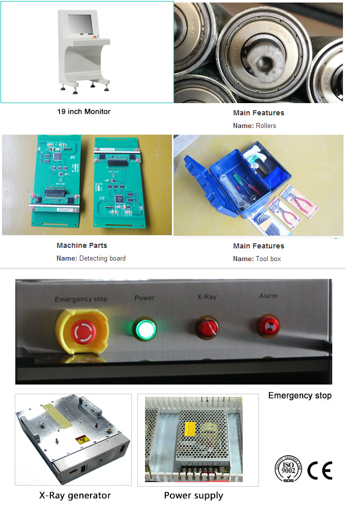 X-ray Parcel Scanner Dual Energy X Ray Inspection System with High Definition of Scanned Images