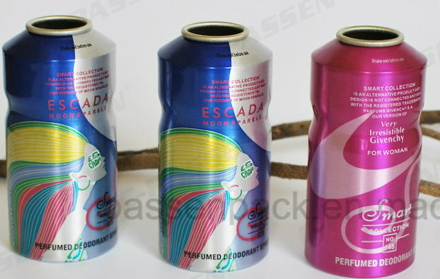 China Aluminum Aerosol Cans for Cosmetic Spray Packaging