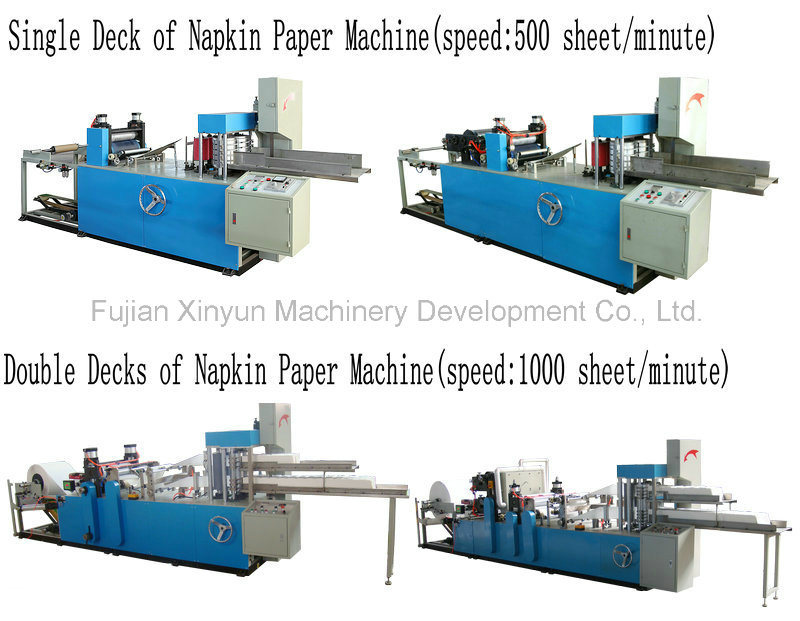 Full Automatic Folding Color Printing Napkin Tissue Paper Making Machine