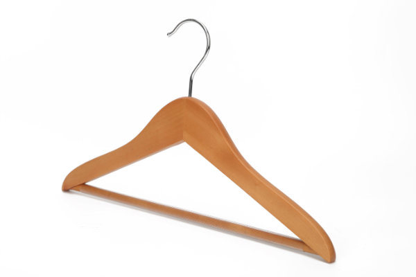 Garment Luxury Wooden Coat Clothes Children Baby Hanger with Bar