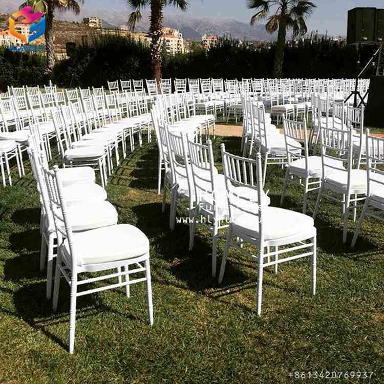 Aluminum Gold Tiffany Chiavari chair for Wedding Event