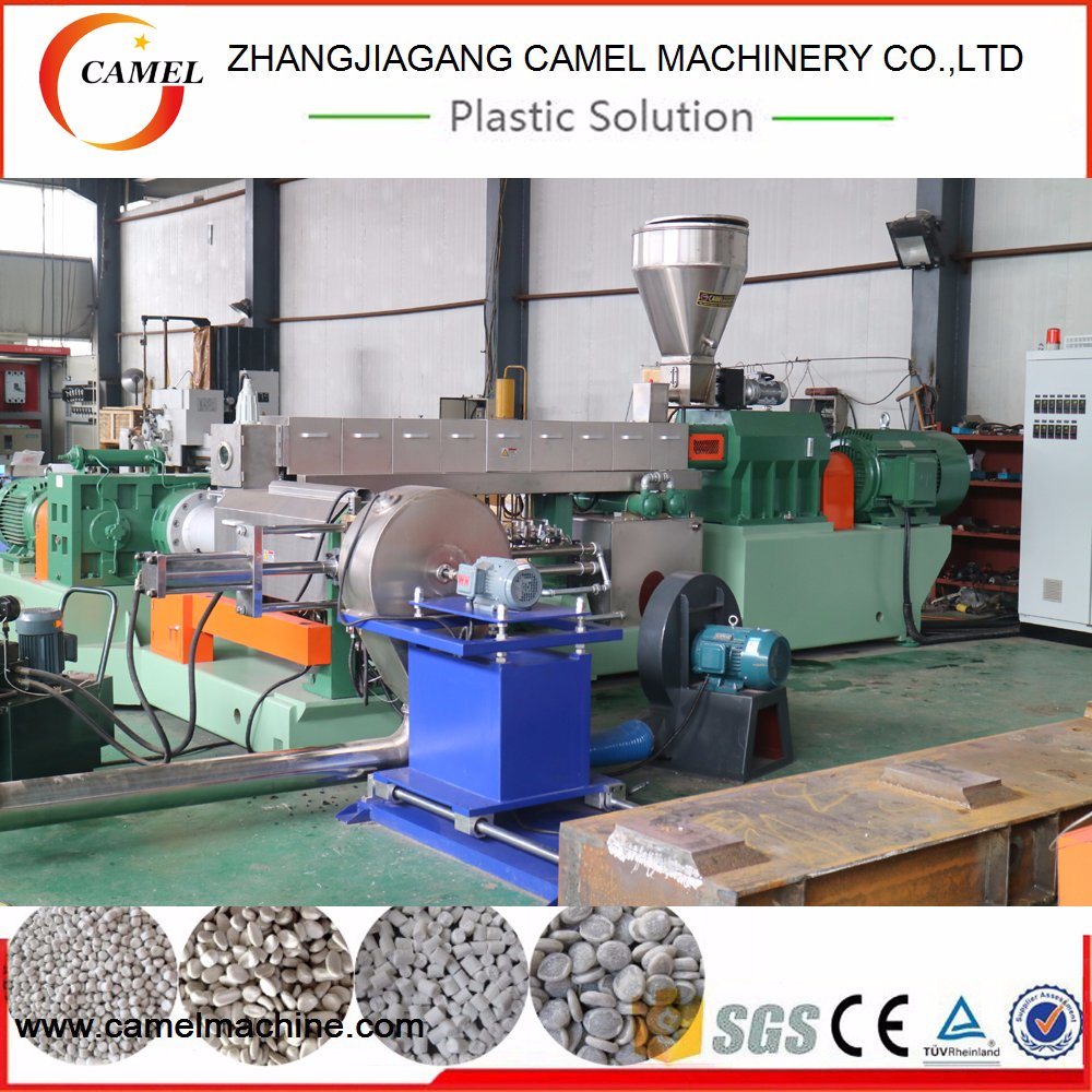 PVC Cable Parallel Twin Screw Extruderpelletizing Machine Plastic Granulator Production Line