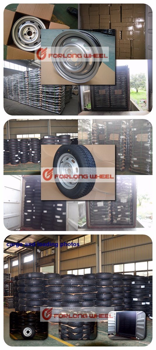 TUV Cetificate European Box Trailer Steel Wheel