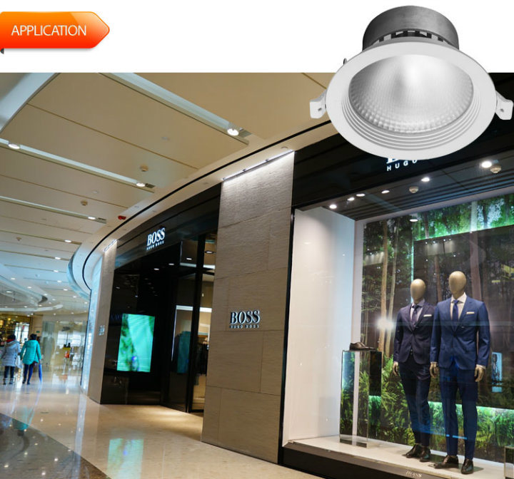 Hot Sale Ceiling 3000K 7W Aluminium Recessed COB LED Downlight