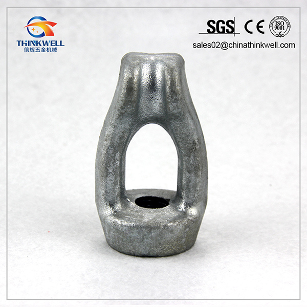 Galvanized Forged Steel Pole Line Fitting Socket Ball Clevis