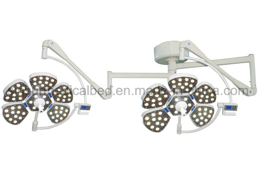 Hospital Medical Ot Double Head LED Ceiling Operation Surgical Lamp/Light